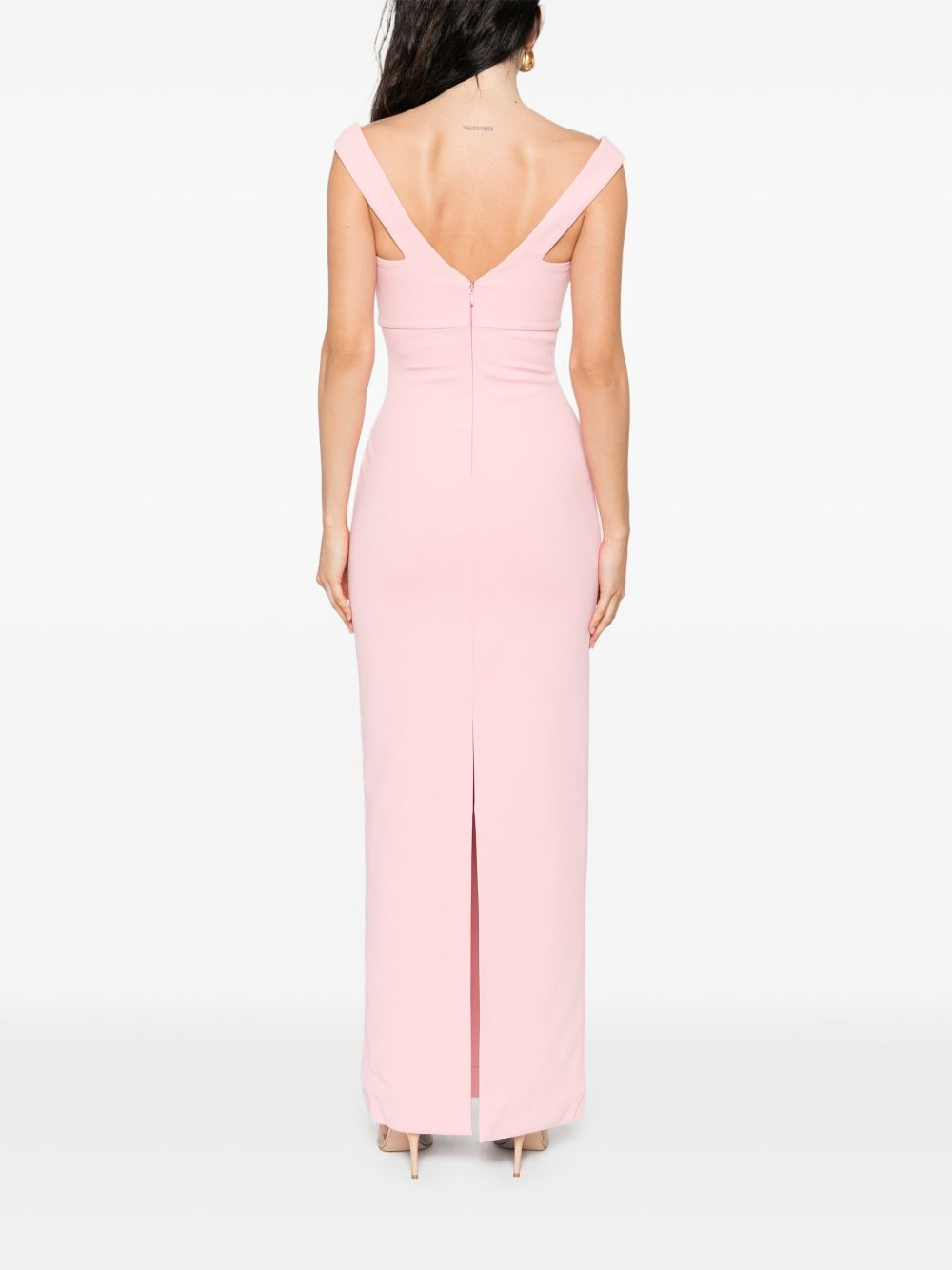 [Solace London] Sleeveless dress FW25 OS44044POWDERPINK
