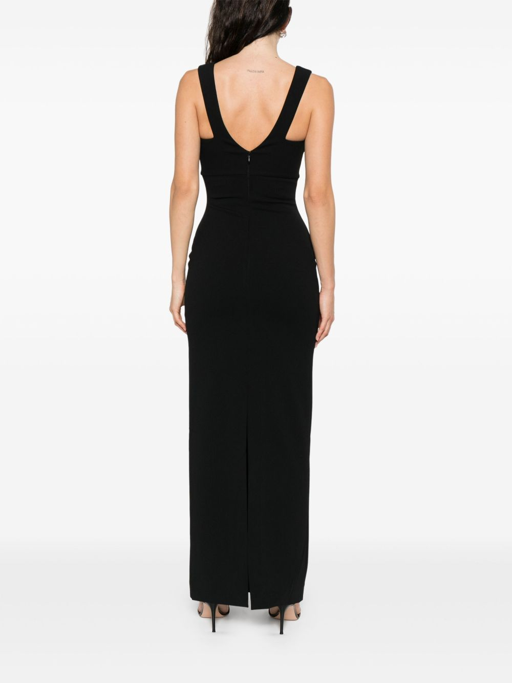 [Solace London] Sleeveless dress FW25 OS44044BLACK