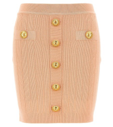 [Balmain] Midi skirt SS25 EF1LB290KB070LB