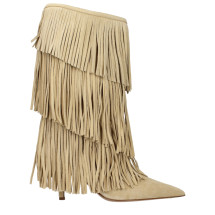 [Paris Texas] Long Boots SS25 PX1531XV0SSECRU