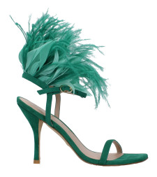 [Stuart Weitzman] Sandals SS25 PLUME100RFSSD582ESMERALDA