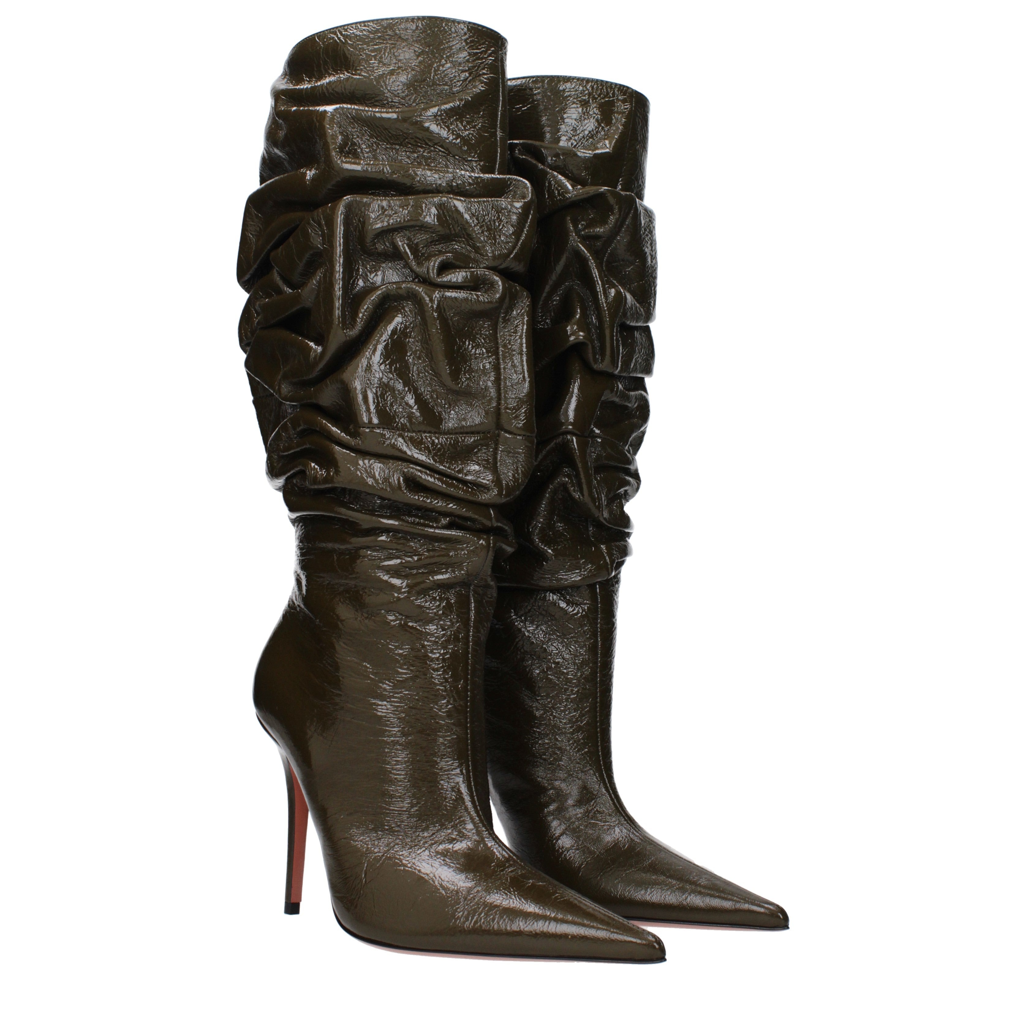 [Amina Muaddi] Long Boots SS25 ANOKBOOTIECRACKLEMUD