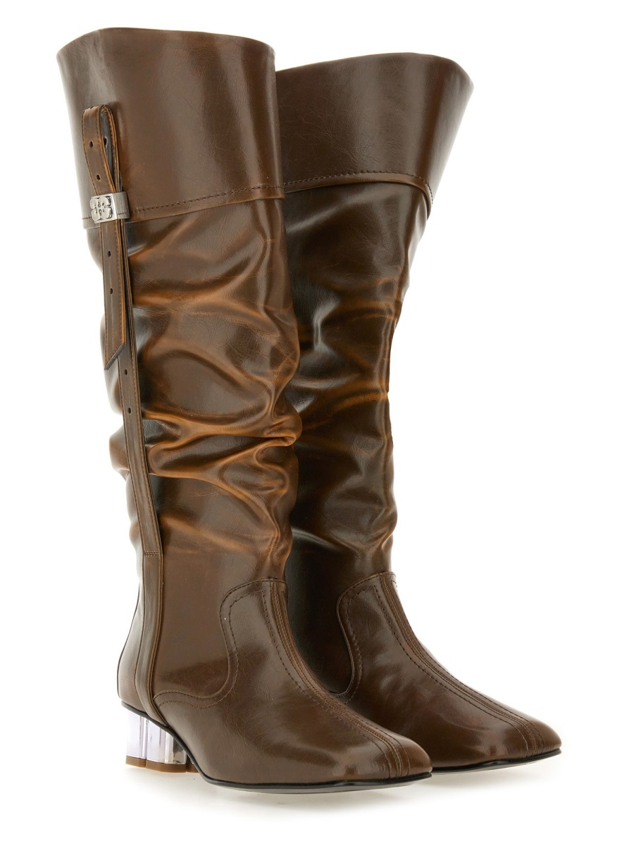 [GANNI] Long Boots FW25 S3074 _826