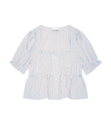 [GANNI] Shirts Short Sleeve SS25 W0311326