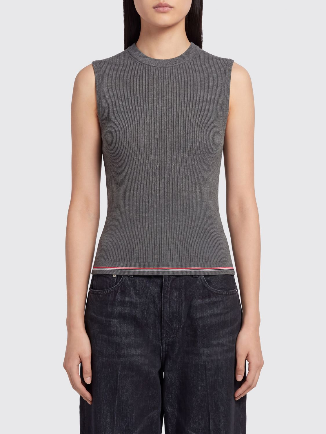 [Thom Browne] Tank top FW26 FKV234AY1055 035