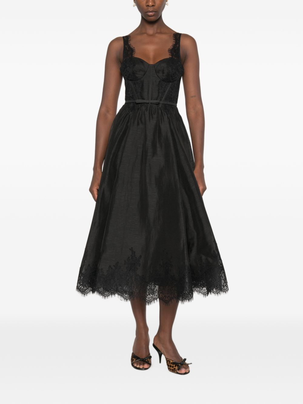 [Zimmermann] Sleeveless dress FW26 0226DF261BLK