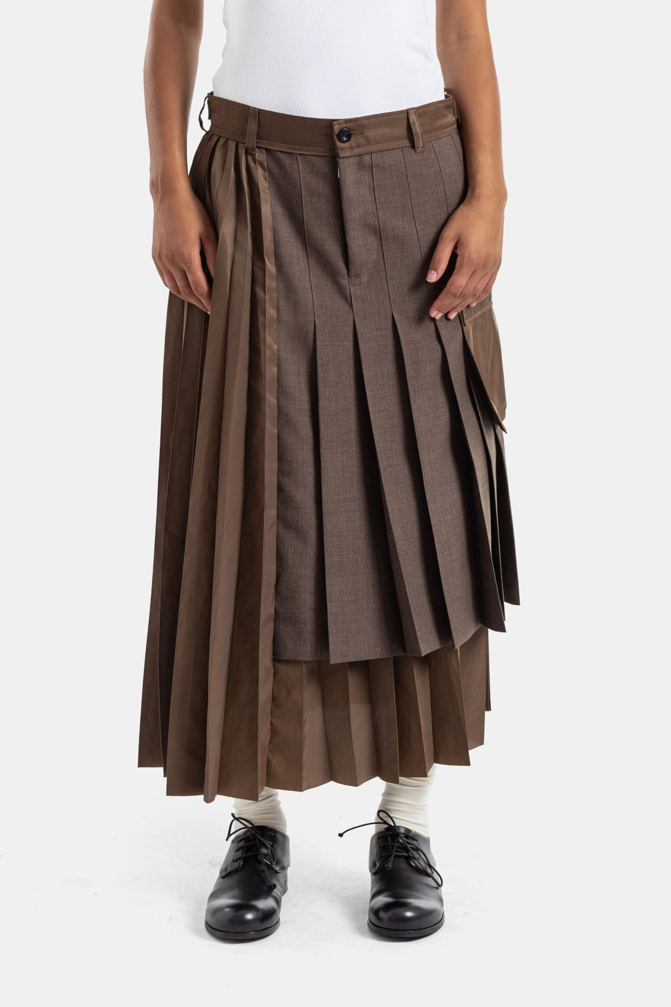 [Sacai] Long skirt FW26 26-08569