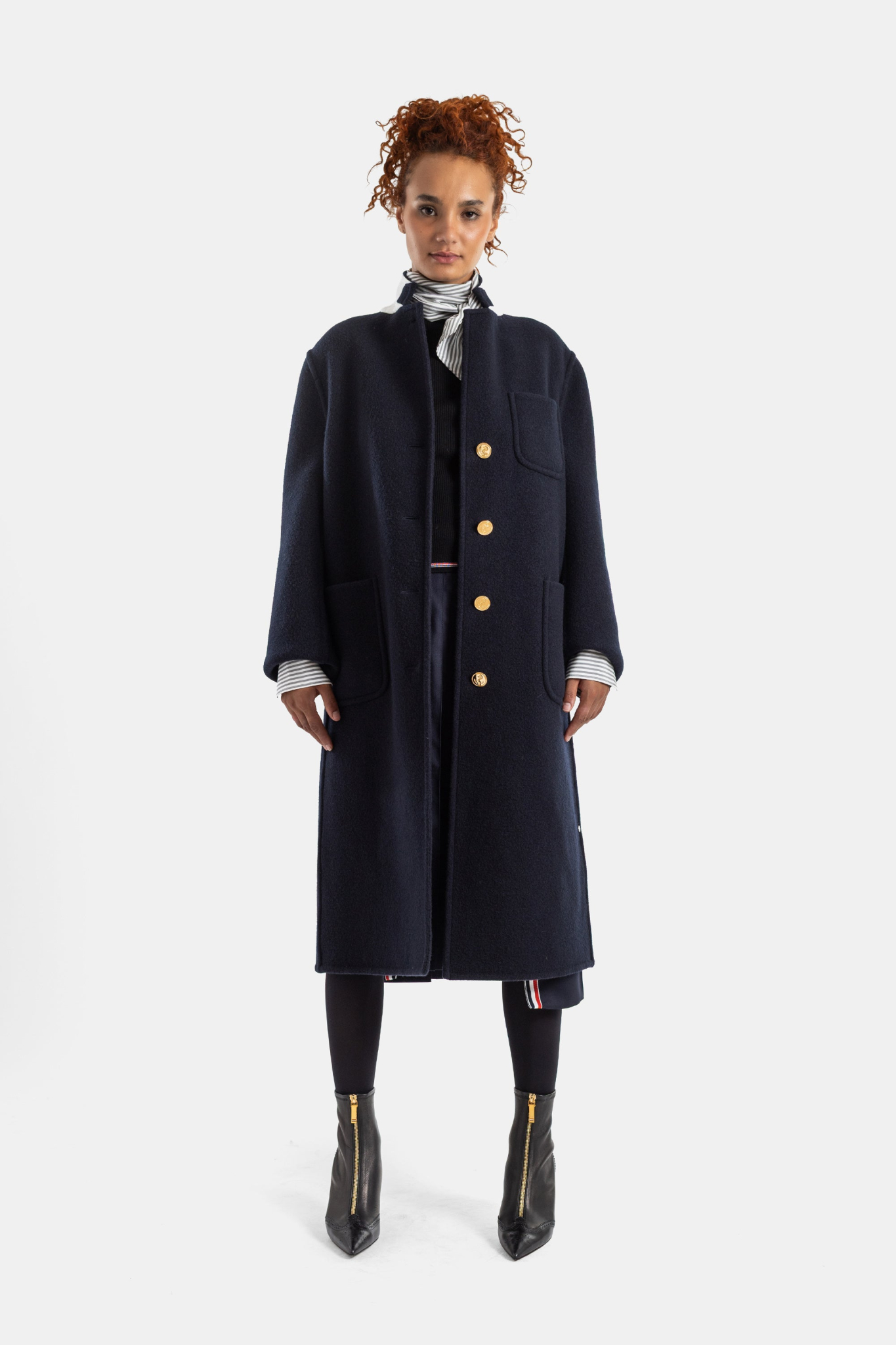 [Thom Browne] Coat FW26 FOC896S-F1163