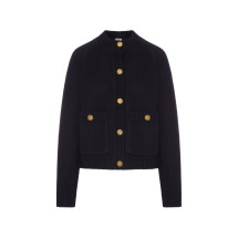 [TOTEME] Cardigan FW26 263-WRT0853 YA0299-001 BLACK