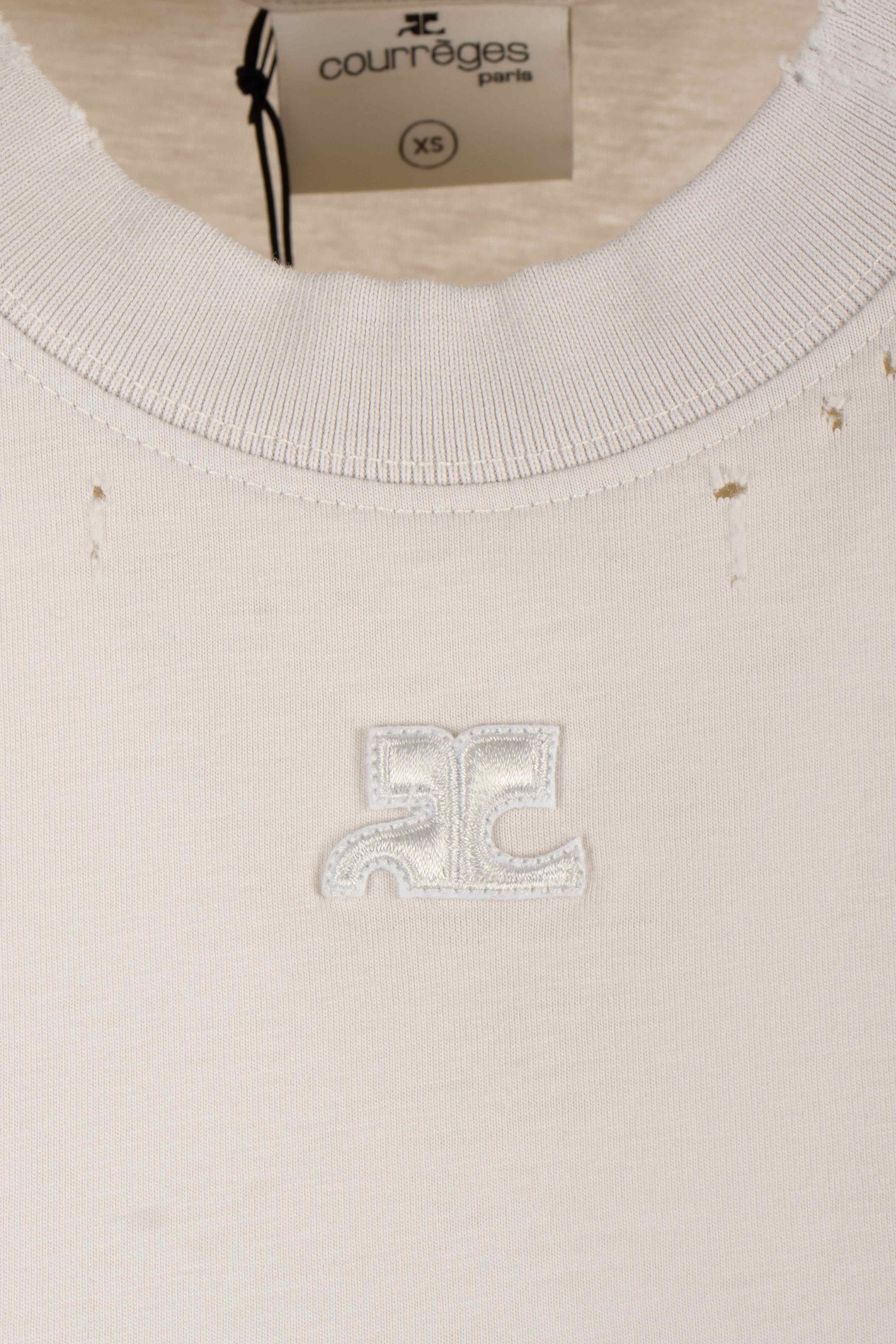 [Courreges] T-shirts Short Sleeve CO 9341837443411