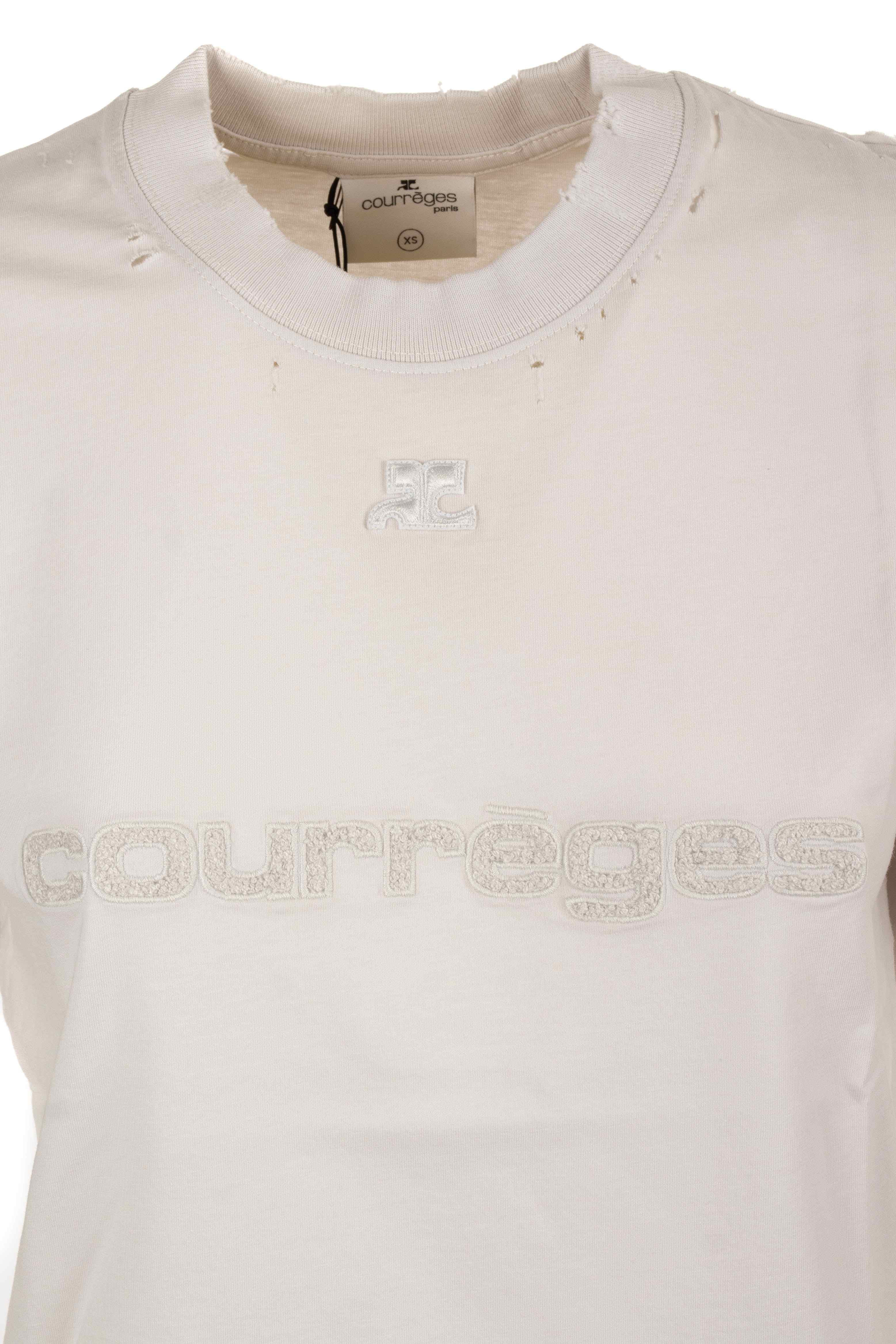 [Courreges] T-shirts Short Sleeve CO 9341837443411