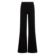 Bell-bottom jeans in elastic denim