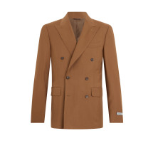 Double-breasted wool jacket