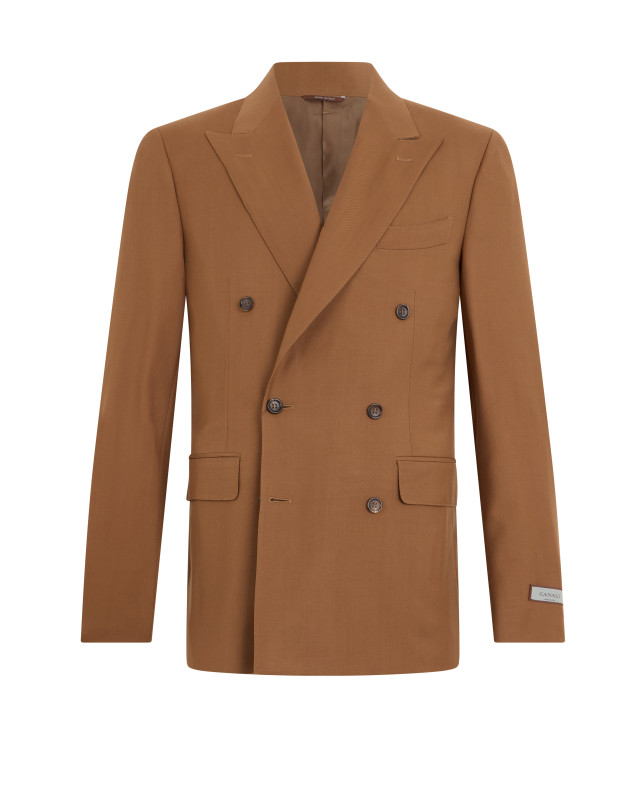 Double-breasted wool jacket