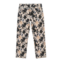 Trousers with floral print