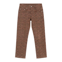 Tartan print trousers
