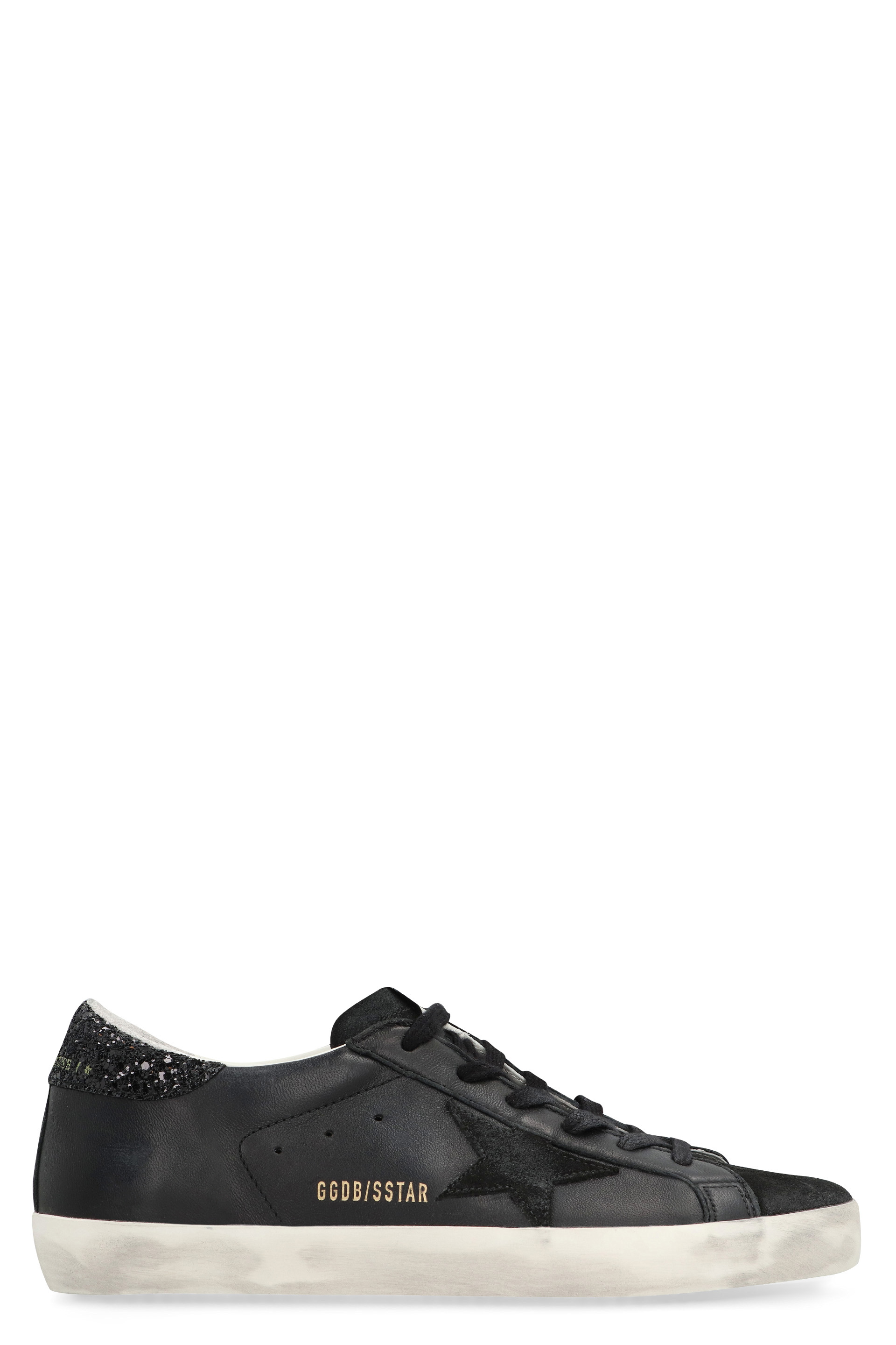 Leather low-top sneakers