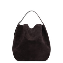 Tote bag in suede