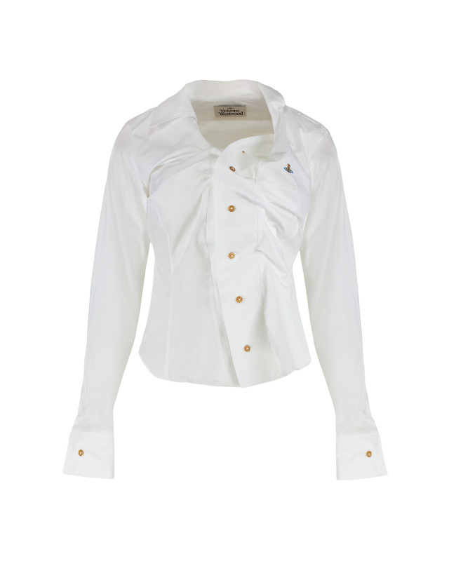Drunken shirt in cotton