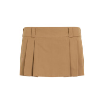 Short pleated skirt