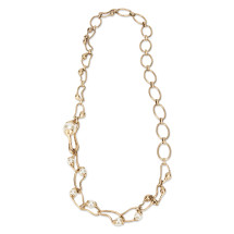 Metal pendant necklace