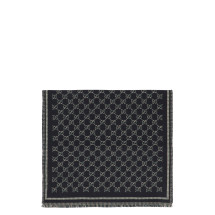 Wool jacquard scarf