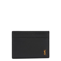 Tiny Cassandre card holder in leather