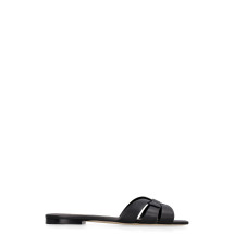 Leather slides