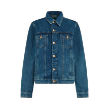 Denim jacket made of cotton