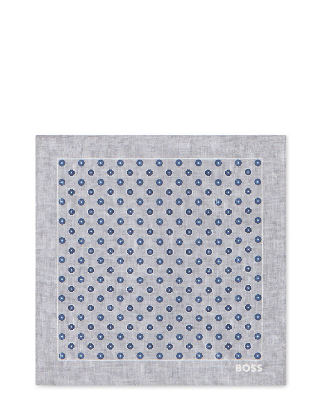 Printed silk pouch