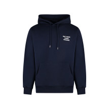 Slogan hooded sweatshirt
