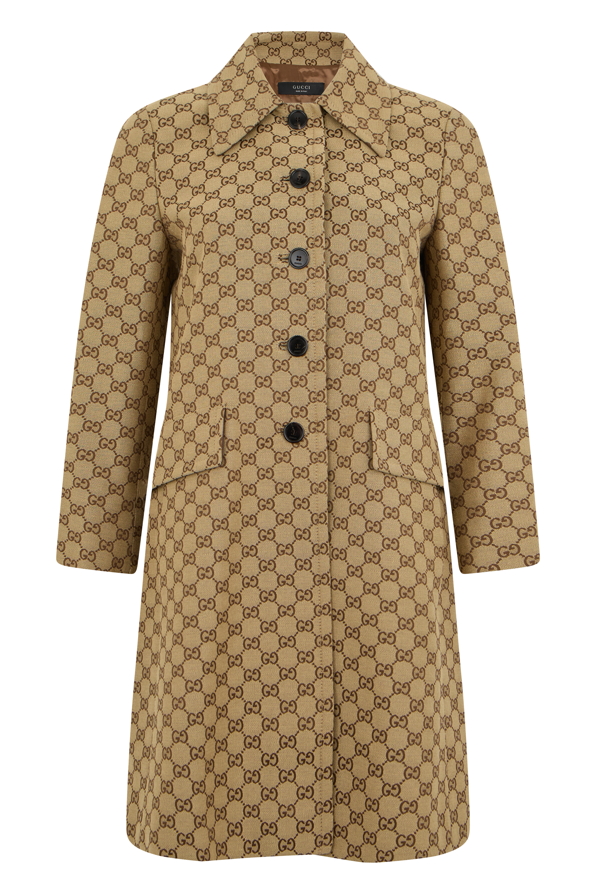 Trench with Button Closure