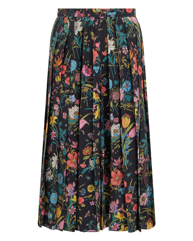 Long floral skirt