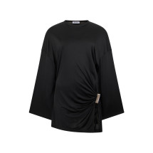 Mini dress with wide sleeves