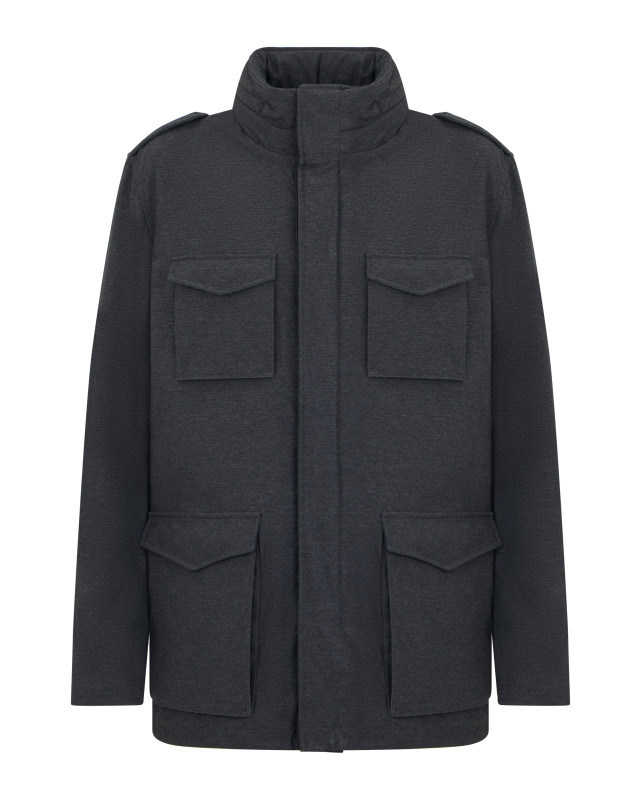Jacket with practical pockets