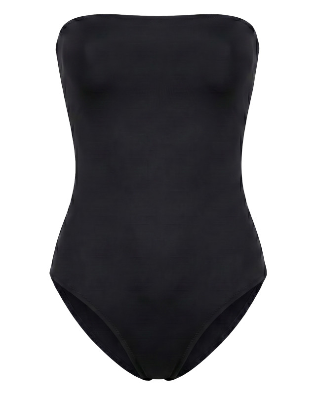 Elegant Black Swimsuit Without Straps