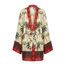 Patterned kimono