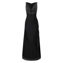 Long dress with draping