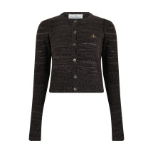 Cardigan with embroidered logo