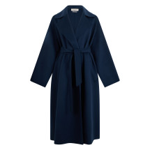 Long coat in virgin wool