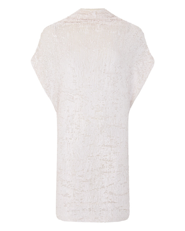 Short dress with sequins