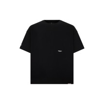 T-shirt with embroidered logo