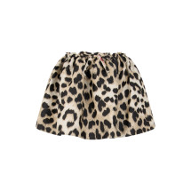 Short leopard skirt