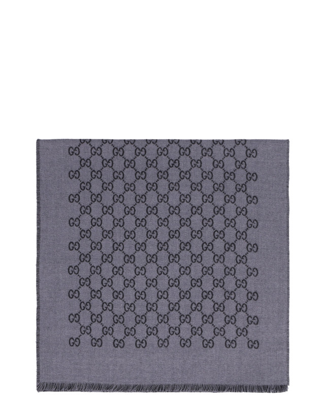 Wool GG jacquard scarf
