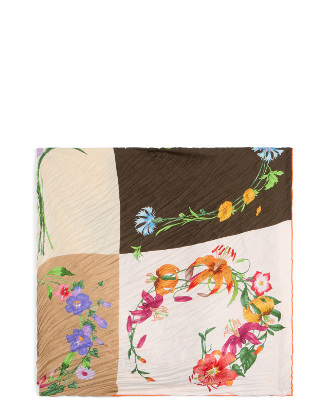Printed silk shawl