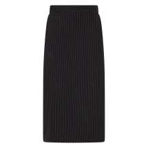 Slim fit dress in pinstripe fabric