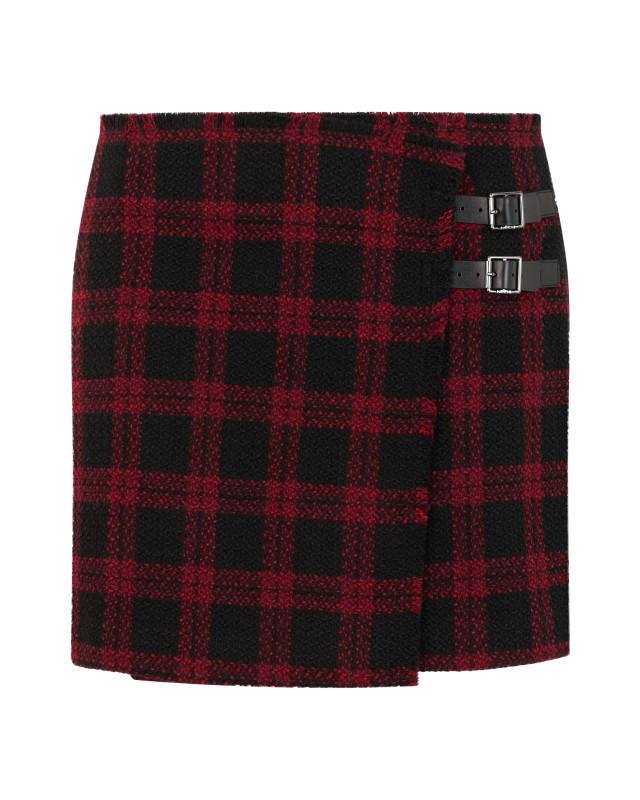 Short tartan skirt