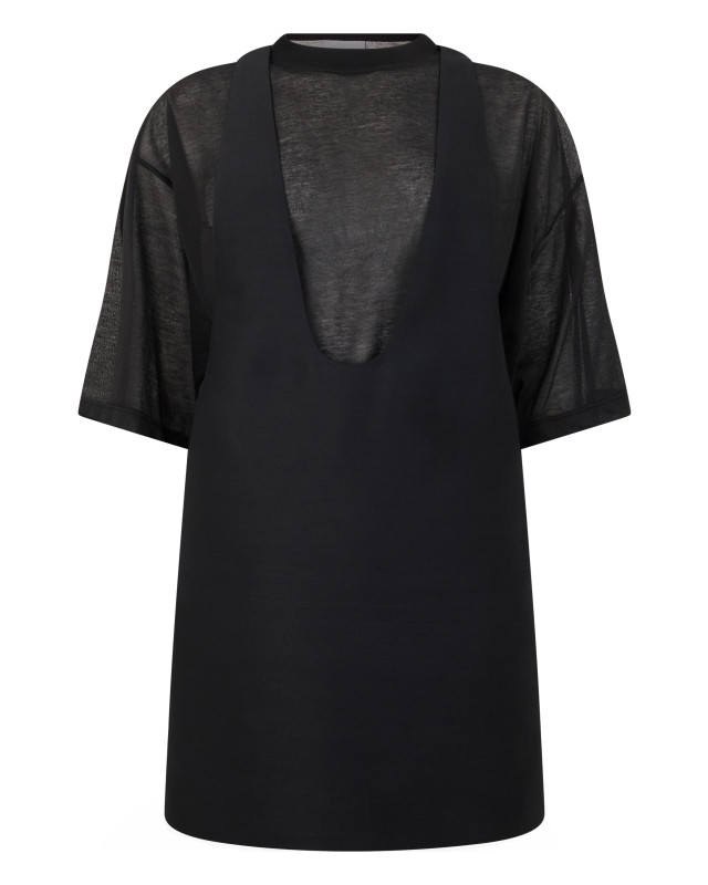 Tunic with V-neck