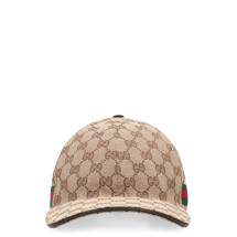 Baseball cap made of GG fabric
