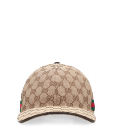 Baseball cap made of GG fabric